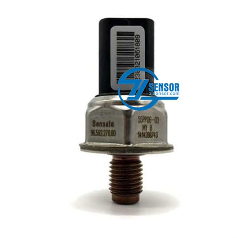 Common Fuel Rail Pressure Sensor For Peugeot Citroen Ford Fiat 1.4 1.6 Hdi OE:55PP06-03